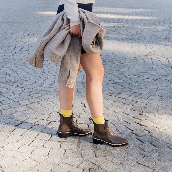 Lemon Jelly Ava 27 Brown Rain Boots