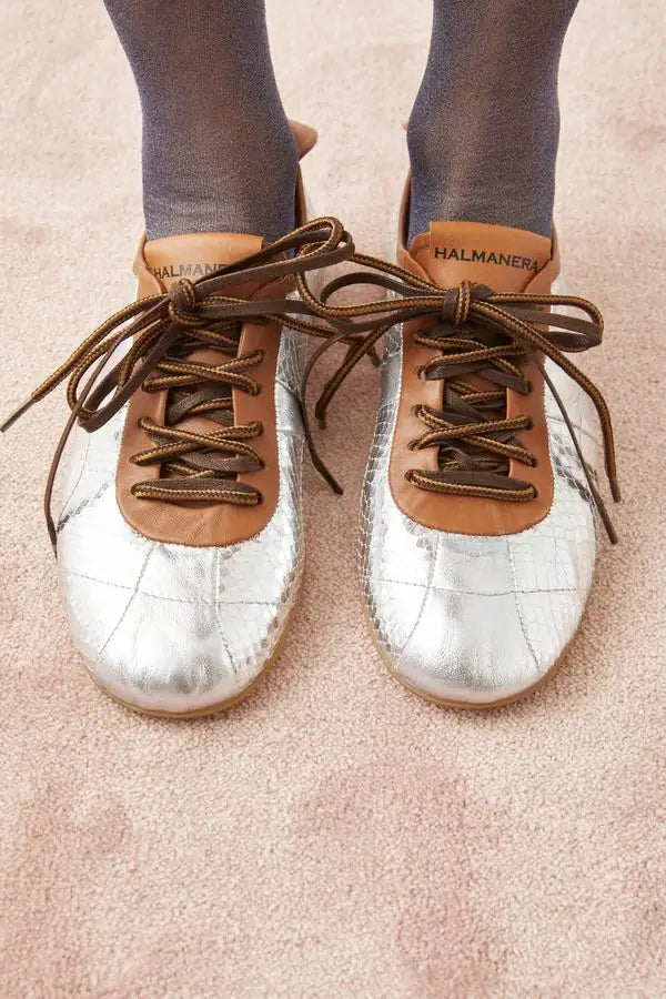 halmanera - Halmanera  - Sneakers Feme - Python silver - ARTY DANDY