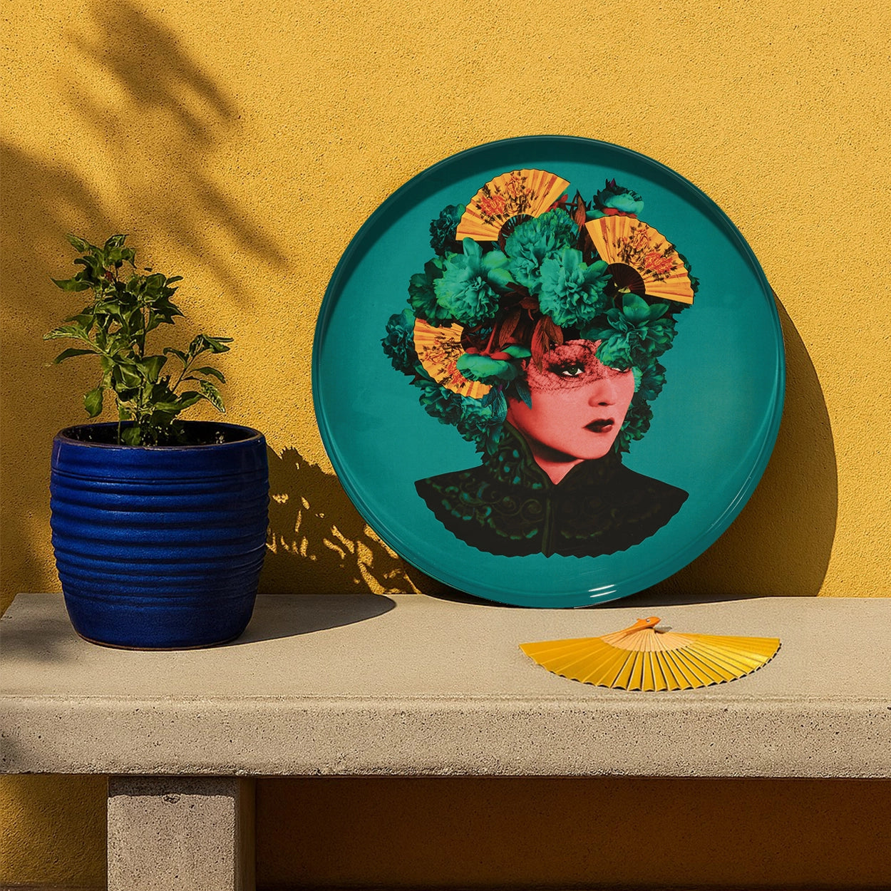 Gangzaï - Fishkoi Round Tray