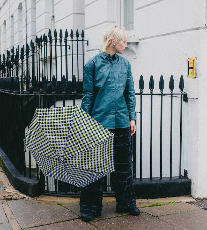 Anatole - Mini parapluie vert – micro & solide – Wilton