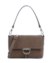 abro - sac Temi : cuir suede couleur chataigne