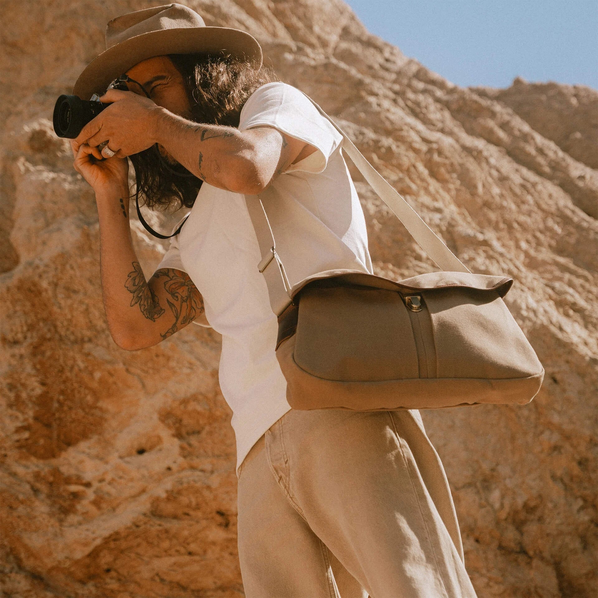 Bleu de Chauffe - Bleu de Chauffe - Musette Leon Camel - ARTY DANDY