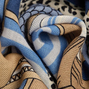 Inoui Editions - Echarpe laine 190 - Nicolas Bleu