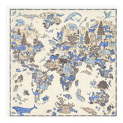 Inoui Editions - Atlas blanc - Carre 130 x 130 cm soie et modal