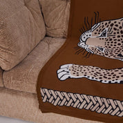 Inoui Editions Maison - Plaid Léopard Beige