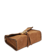 abro - abro - sac Temi Stitch : cuir suede couleur Tabac - ARTY DANDY