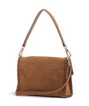 abro - abro - sac Temi Stitch : cuir suede couleur Tabac - ARTY DANDY