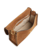 abro - abro - sac Temi Stitch : cuir suede couleur Tabac - ARTY DANDY