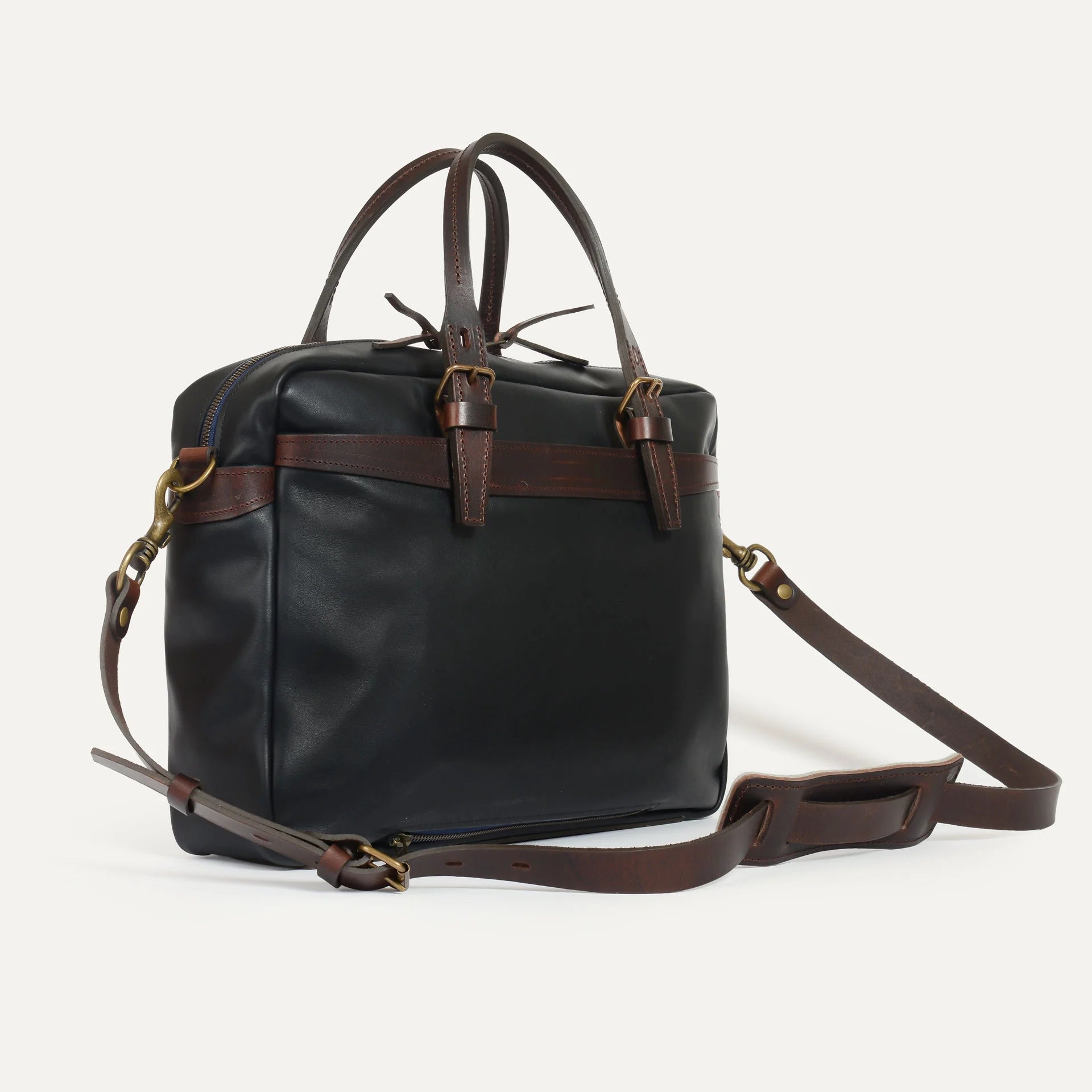 Bleu de Chauffe - Bleu de Chauffe - Sac Business Ledger Liscio - ARTY DANDY