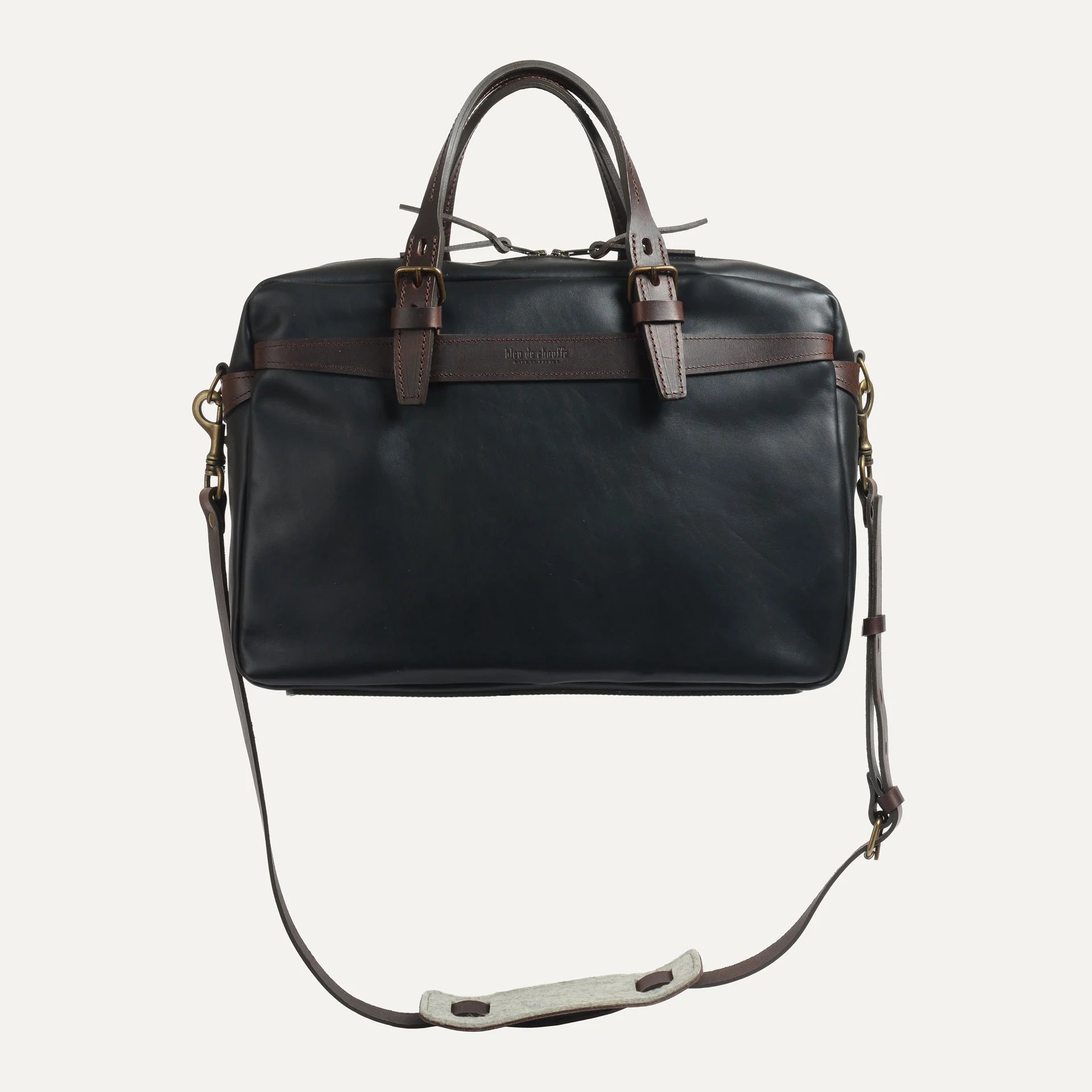 Bleu de Chauffe - Bleu de Chauffe - Sac Business Ledger Liscio - ARTY DANDY