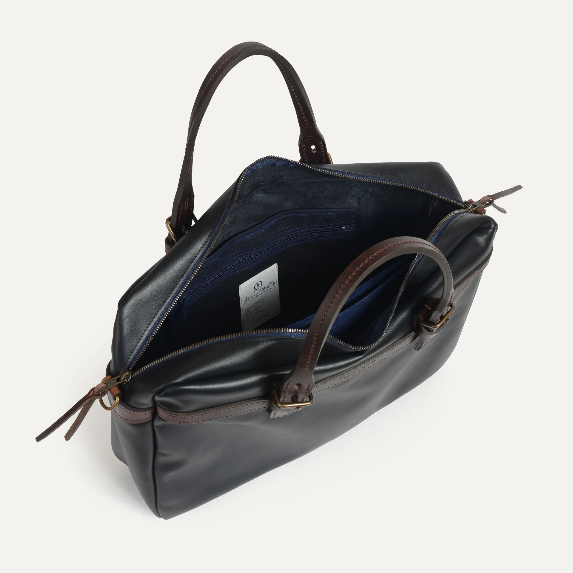 Bleu de Chauffe - Bleu de Chauffe - Sac Business Ledger Liscio - ARTY DANDY