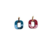 Xavier Derome - Xavier Derome - Boucle d'Oreilles Bleu - Rouge - ARTY DANDY